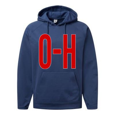 Oh Ohio Logo Performance Fleece Hoodie