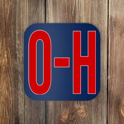 Oh Ohio Logo Coaster