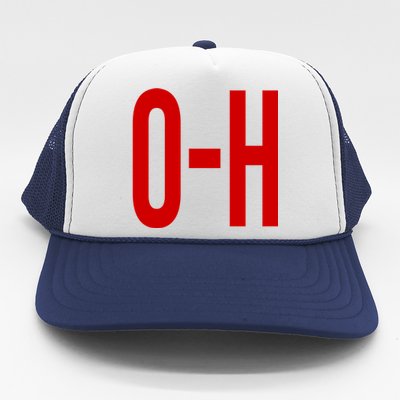 Oh Ohio Logo Trucker Hat