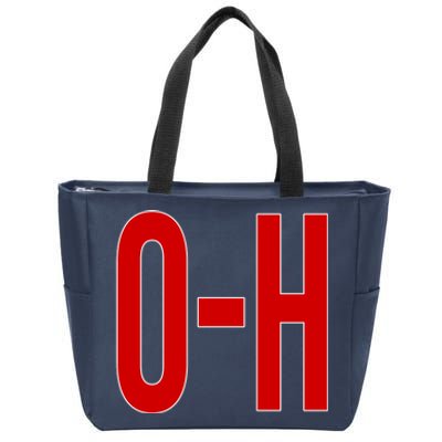 Oh Ohio Logo Zip Tote Bag