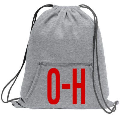 Oh Ohio Logo Sweatshirt Cinch Pack Bag