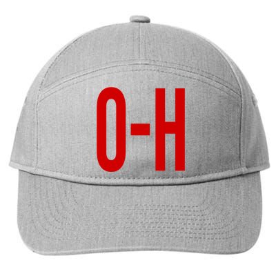 Oh Ohio Logo 7-Panel Snapback Hat