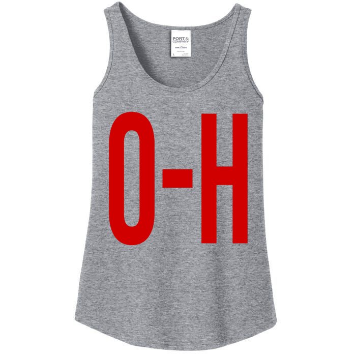 Oh Ohio Logo Ladies Essential Tank