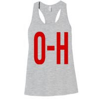 Oh Ohio Logo Women's Racerback Tank