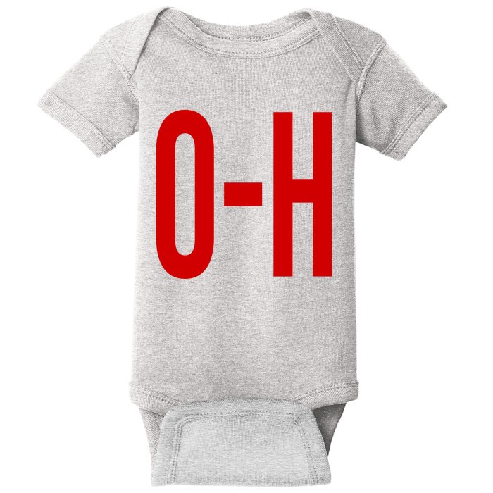 Oh Ohio Logo Baby Bodysuit