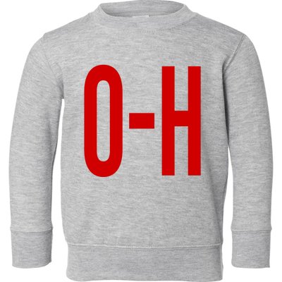 Oh Ohio Logo Toddler Sweatshirt