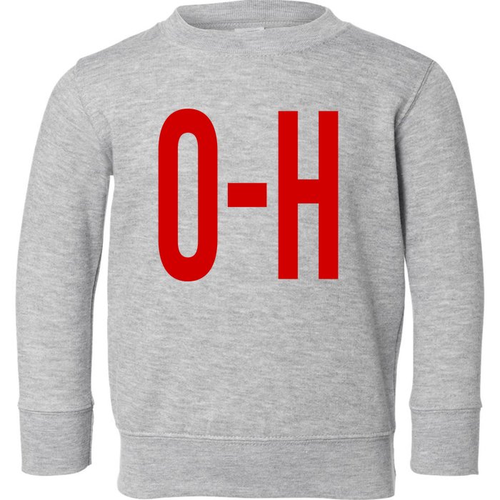 Oh Ohio Logo Toddler Sweatshirt