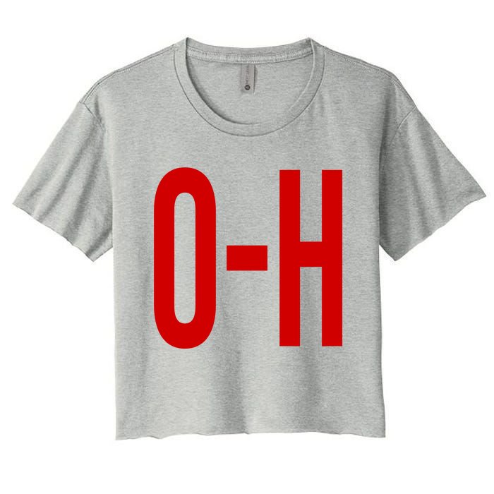 Oh Ohio Logo Women's Crop Top Tee