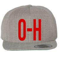 Oh Ohio Logo Wool Snapback Cap