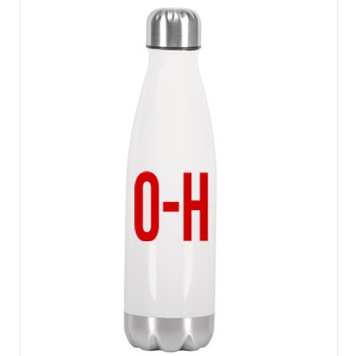 Oh Ohio Logo Stainless Steel Insulated Water Bottle