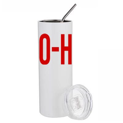 Oh Ohio Logo Stainless Steel Tumbler