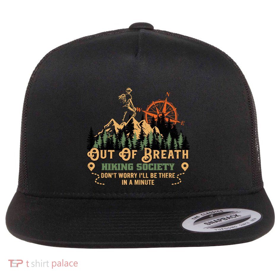 Out Of Breath Hiking Society Flatbill Hat