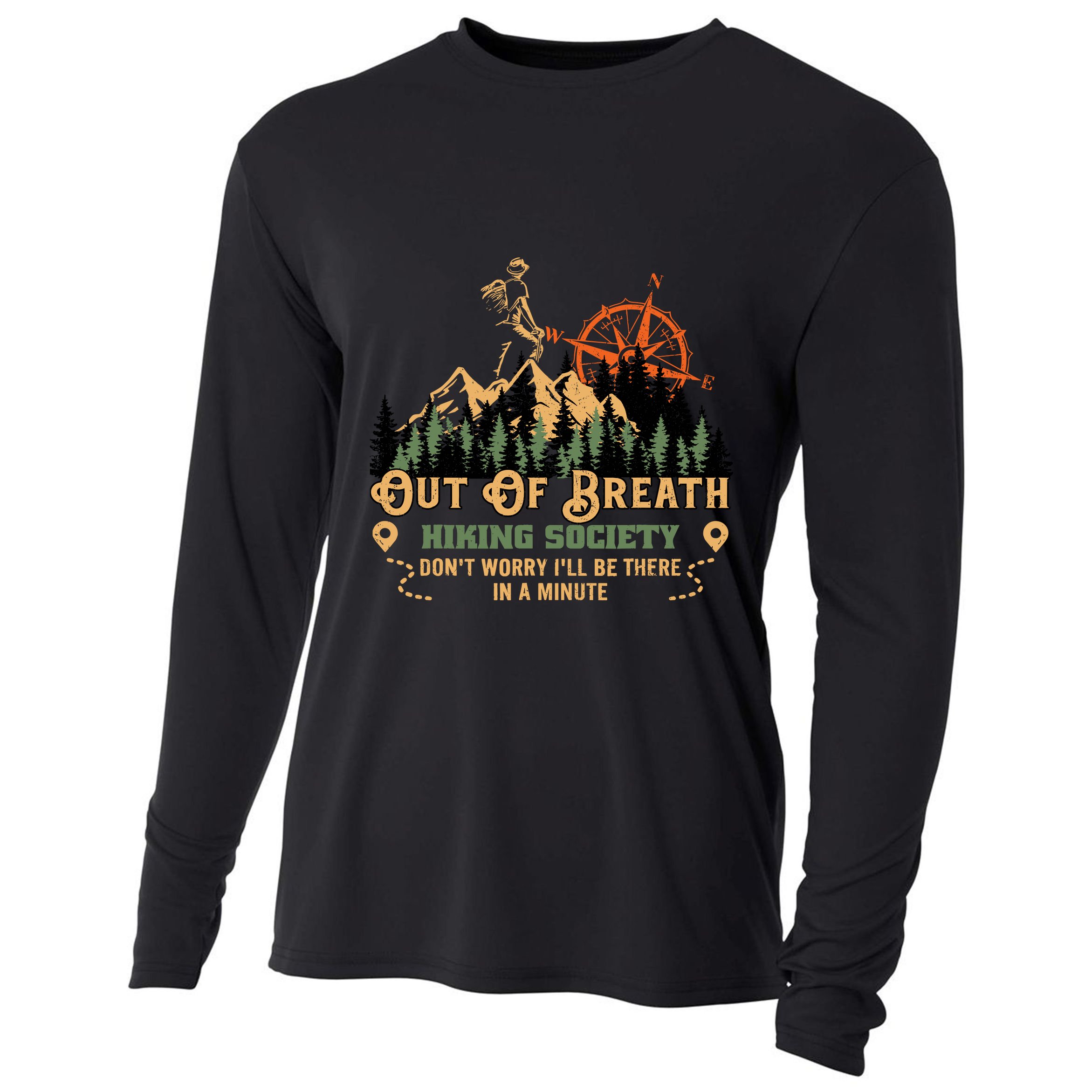 Out Of Breath Hiking Society Cooling Performance Long Sleeve Crew