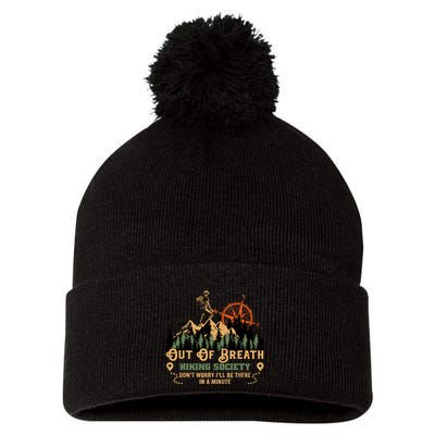 Out Of Breath Hiking Society Pom Pom 12in Knit Beanie