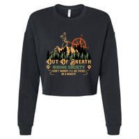 Out Of Breath Hiking Society Cropped Pullover Crew