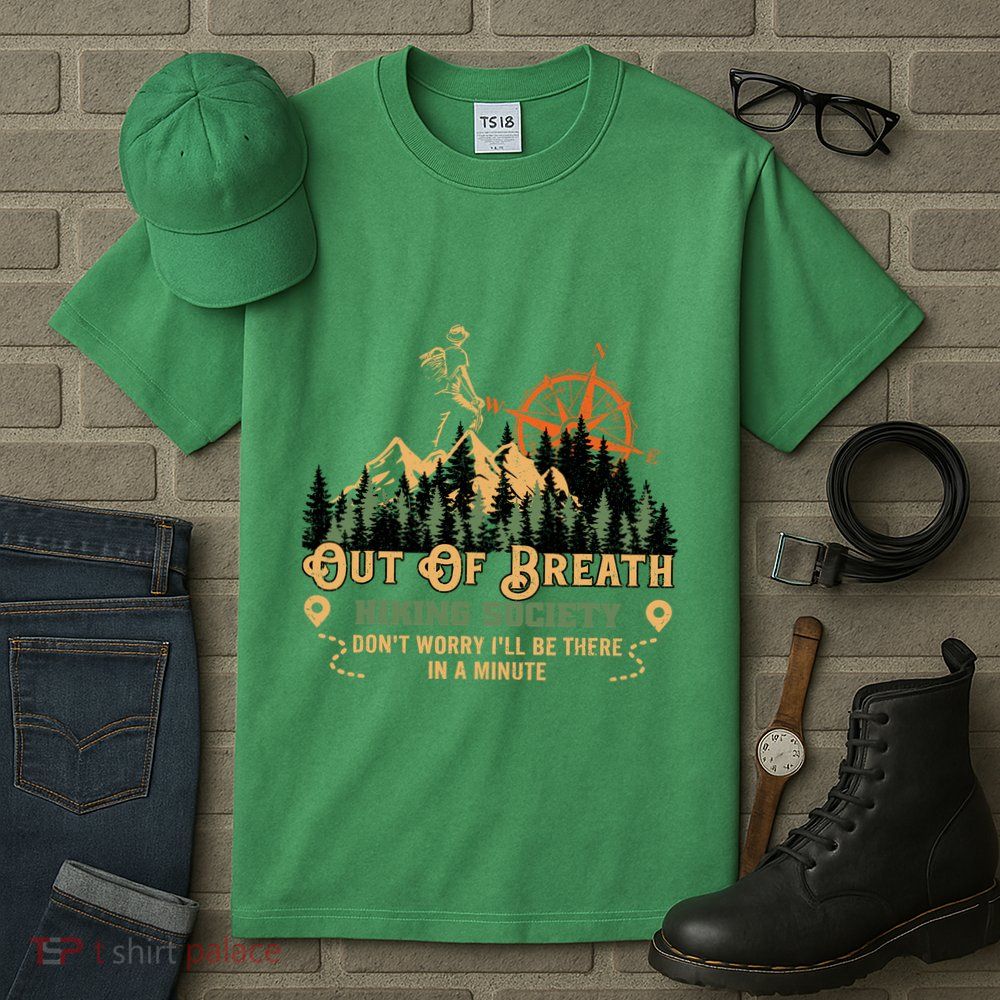 Out Of Breath Hiking Society Tall T-Shirt