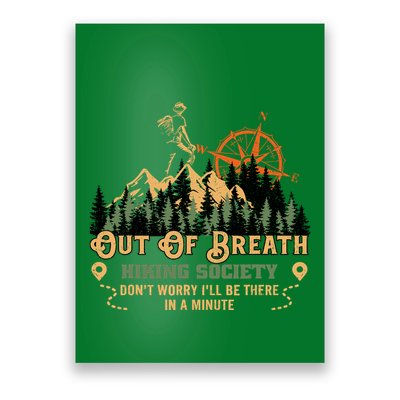 Out Of Breath Hiking Society Poster