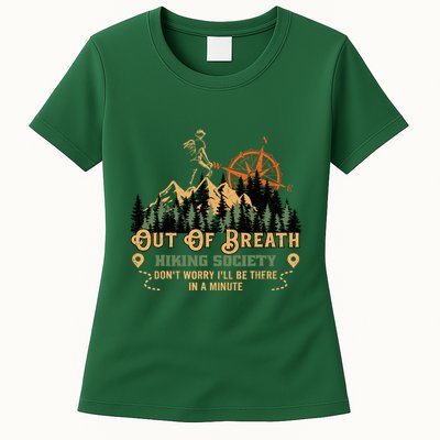 Out Of Breath Hiking Society Womens T-Shirt