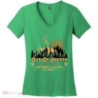 Out Of Breath Hiking Society Women's V-Neck T-Shirt