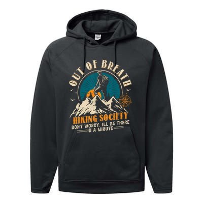 Out Of Breath Hiking Society Performance Fleece Hoodie