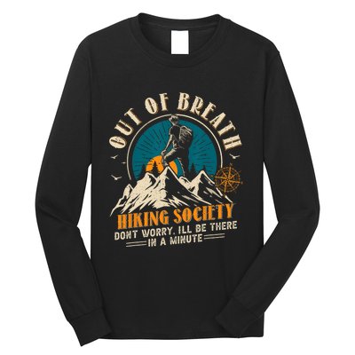 Out Of Breath Hiking Society Long Sleeve Shirt