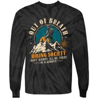 Out Of Breath Hiking Society Tie-Dye Long Sleeve Shirt