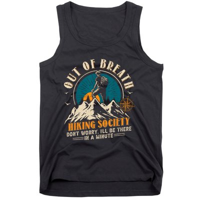 Out Of Breath Hiking Society Tank Top