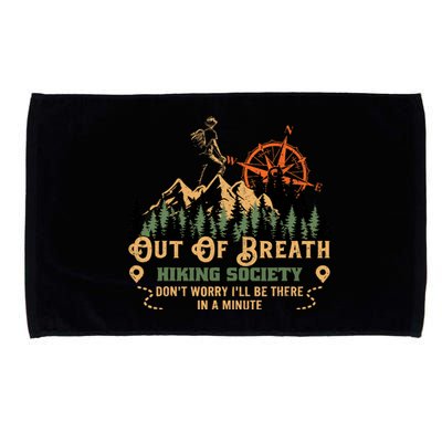 Out Of Breath Hiking Society Microfiber Hand Towel