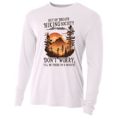 Out Of Breath Hiking Society Don't Worry I'll Be There Soon Cooling Performance Long Sleeve Crew