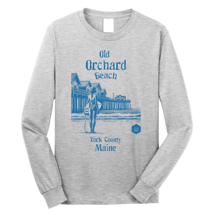 Old Orchard Beach York County Maine Long Sleeve Shirt