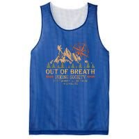 Out Of Breath Hiking Society For Hiker Nature Love Mesh Reversible Basketball Jersey Tank