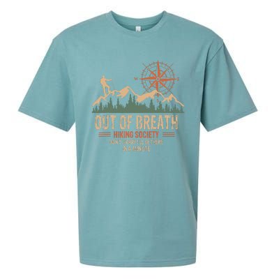 Out Of Breath Hiking Society Dont Worry Ill Be There In A Sueded Cloud Jersey T-Shirt