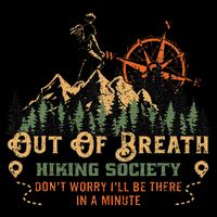 Out Of Breath Hiking Society Button