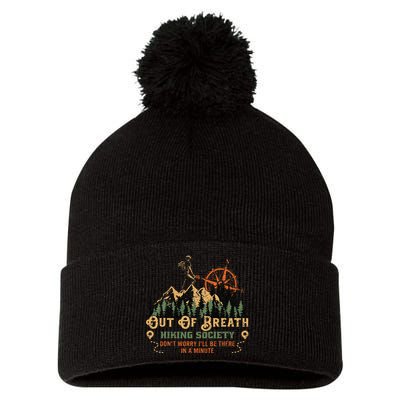 Out Of Breath Hiking Society Pom Pom 12in Knit Beanie