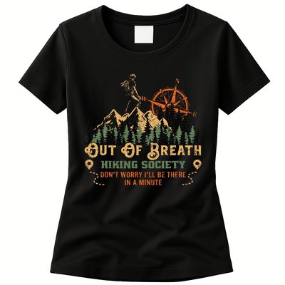 Out Of Breath Hiking Society Womens T-Shirt