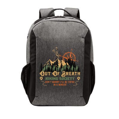 Out Of Breath Hiking Society Vector Backpack