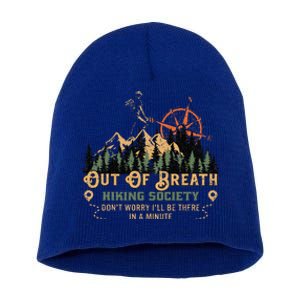 Out Of Breath Hiking Society Long Sleeve Short Acrylic Beanie