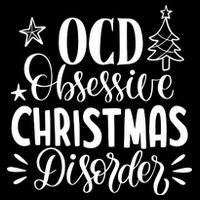 OCD Obsessive Christmas Disorder Funny Backpack