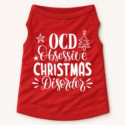 OCD Obsessive Christmas Disorder Funny Doggie Tank