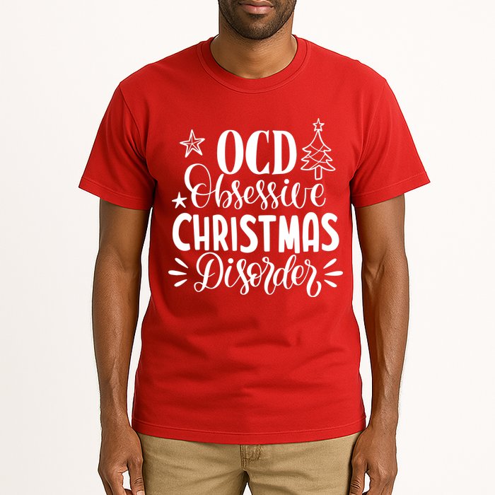 OCD Obsessive Christmas Disorder Funny Tall T-Shirt