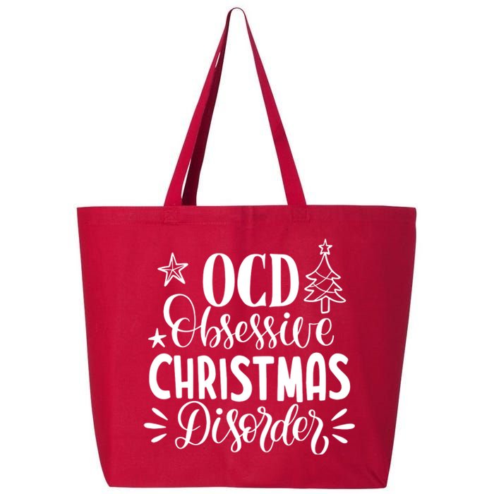 OCD Obsessive Christmas Disorder Funny 25L Jumbo Tote