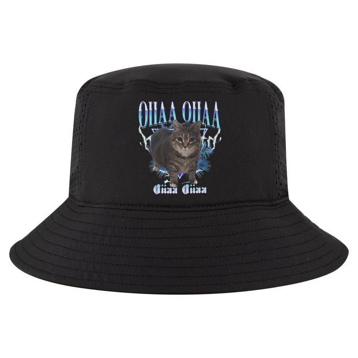 Oiia Oiia Cat Brainrot Cool Comfort Performance Bucket Hat