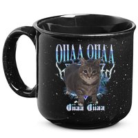 Oiia Oiia Cat Brainrot 15oz Campfire Ceramic Mug