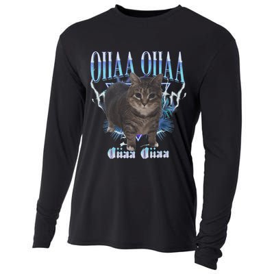 Oiia Oiia Cat Brainrot Cooling Performance Long Sleeve Crew
