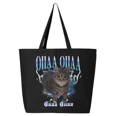 Oiia Oiia Cat Brainrot 25L Jumbo Tote