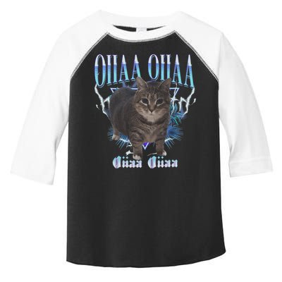 Oiia Oiia Cat Brainrot Toddler Fine Jersey T-Shirt