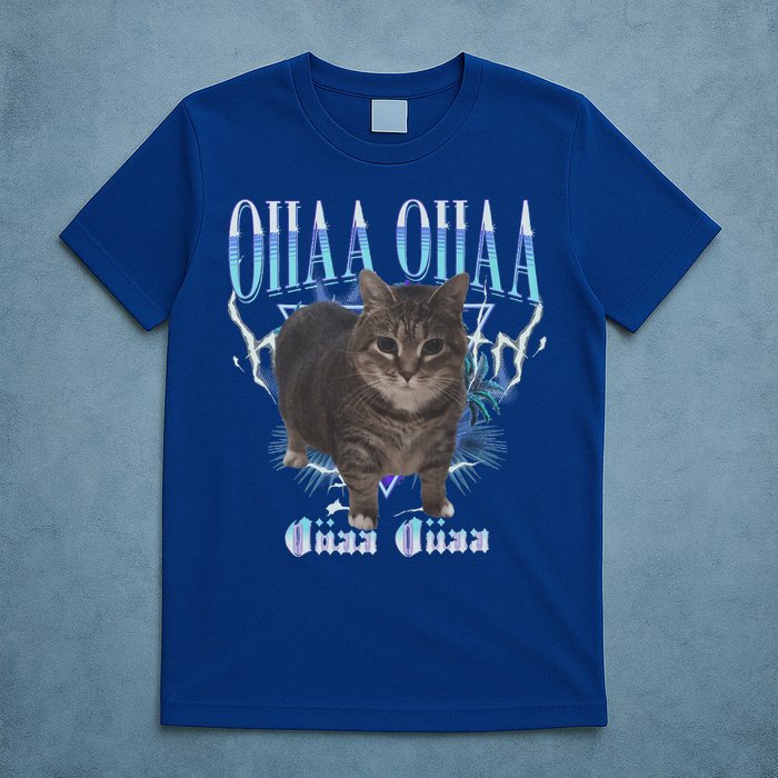 Oiia Oiia Cat Brainrot T-Shirt