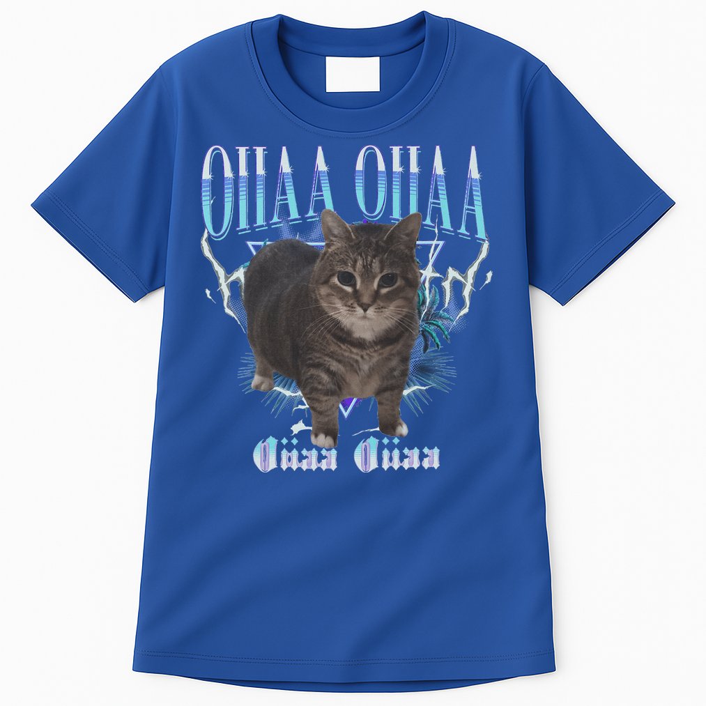 Oiia Oiia Cat Brainrot Tall T-Shirt