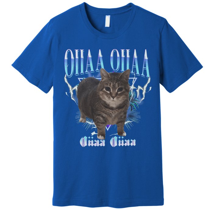 Oiia Oiia Cat Brainrot Premium T-Shirt