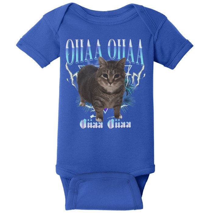 Oiia Oiia Cat Brainrot Baby Bodysuit